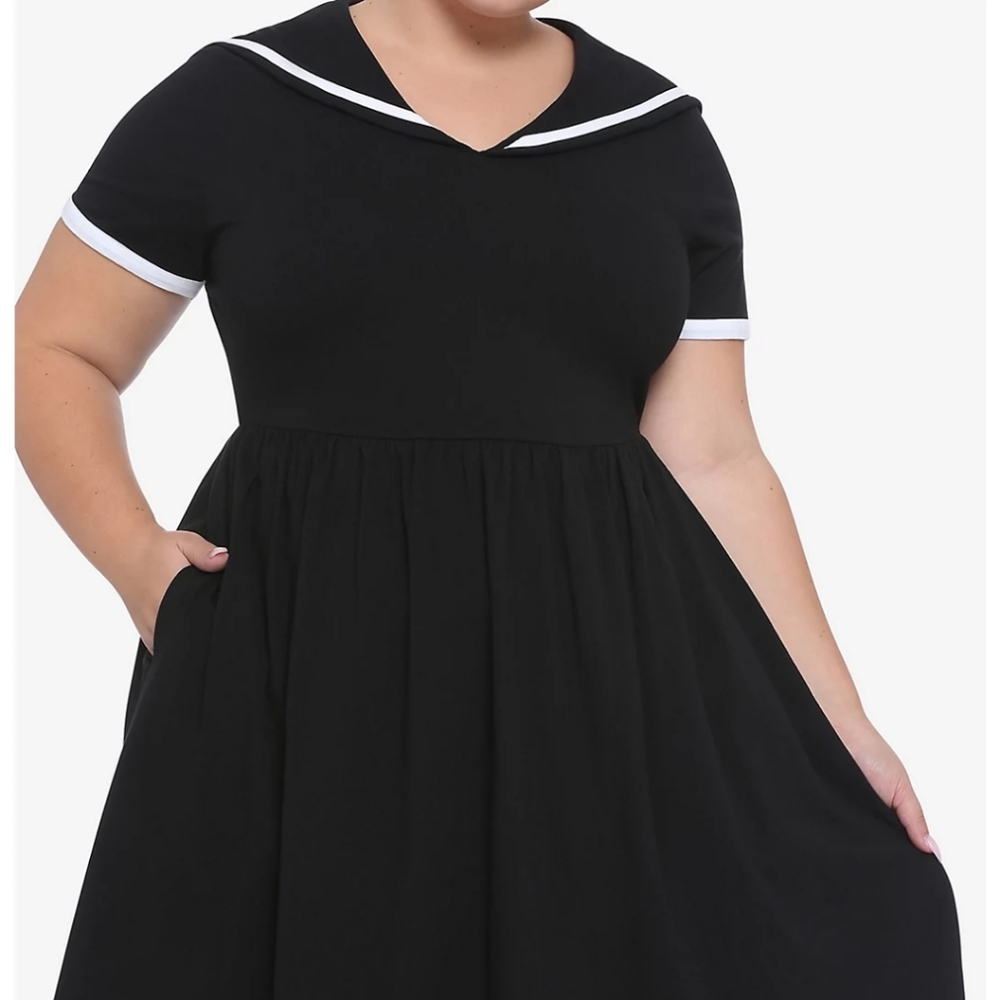 Hot Topic Plus Size Sailor Dress
